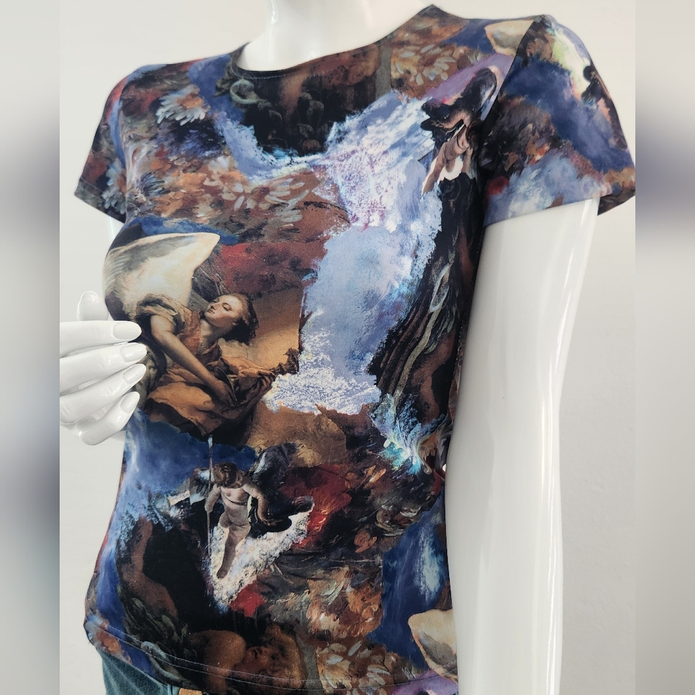 Angel Design Girl T-Shirt Size Small - Picture 3 of 17